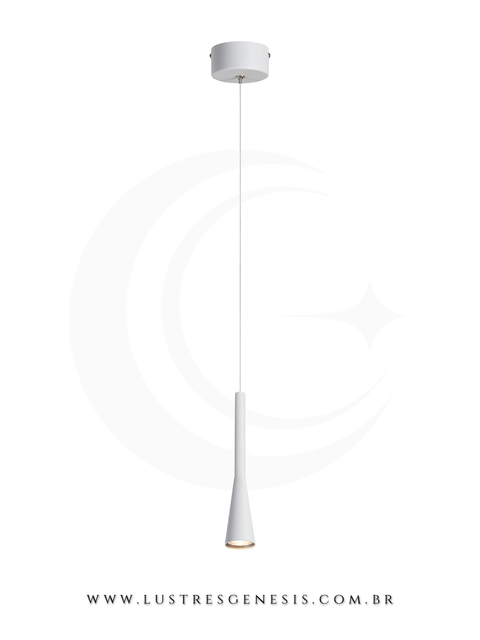 Luminaria de Teto Pendente Metal Preto LED Bivolt 6W Banheiro, Lavabo, Balcao de cozinha, Bancada de Cozinha, Bancada Churrasqueira